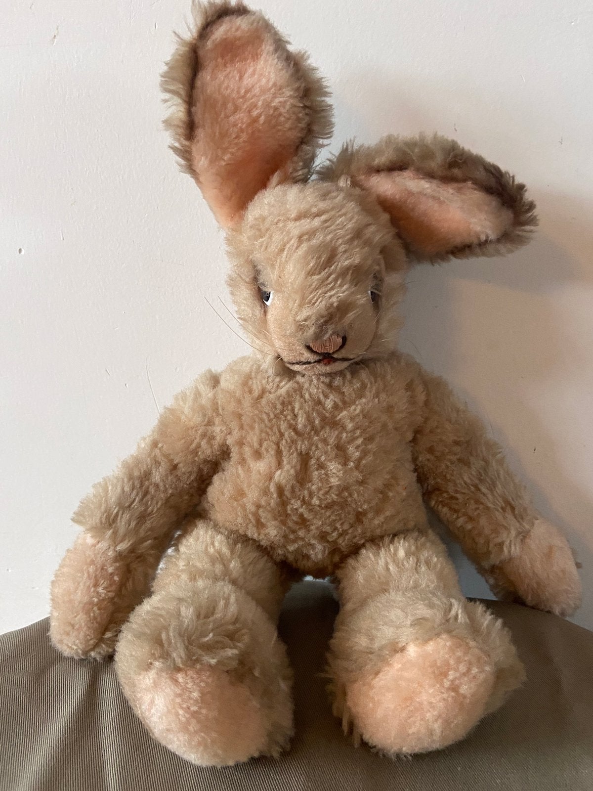 Steiff haas Lausy, dralon pluche, 3150/35, 35cm, Ophalen of Verzenden, Zo goed als nieuw, Stoffen beer, Steiff