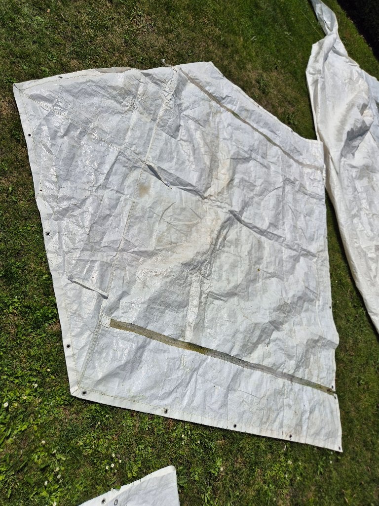 Partytent wit 3 x 4 m, Tuin en Terras, Partytenten, Ophalen, Gebruikt, Partytent, Minder dan 4 meter