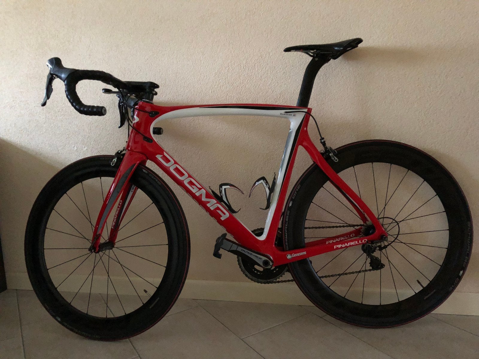 Pinarello Dogma racefiets, Carbon, Zo goed als nieuw, 57 tot 61 cm, Meer dan 20 versnellingen