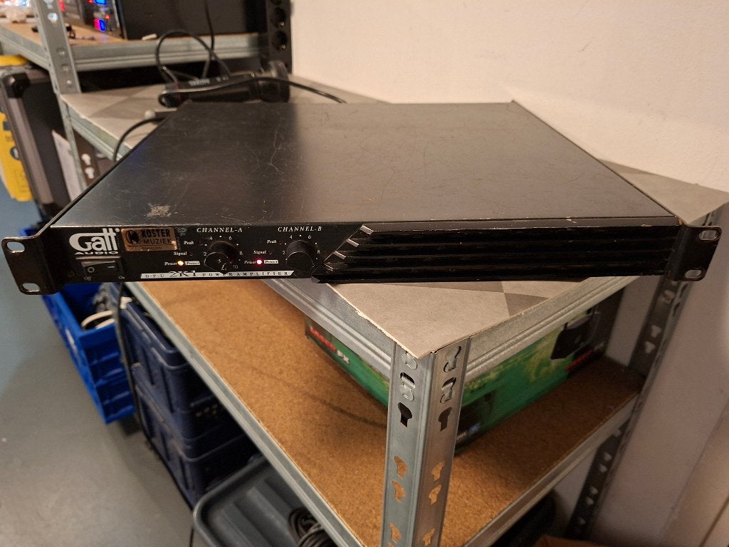 Gatt DPU 2k1 versterker (waarschijnlijk defect), Muziek en Instrumenten, Ophalen, Gebruikt, Minder dan 500 watt