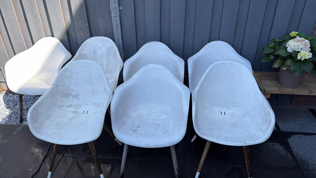 Gratis 7 tuinstoelen, Tuin en Terras, Tuinsets en Loungesets, Ophalen of Verzenden, Gebruikt