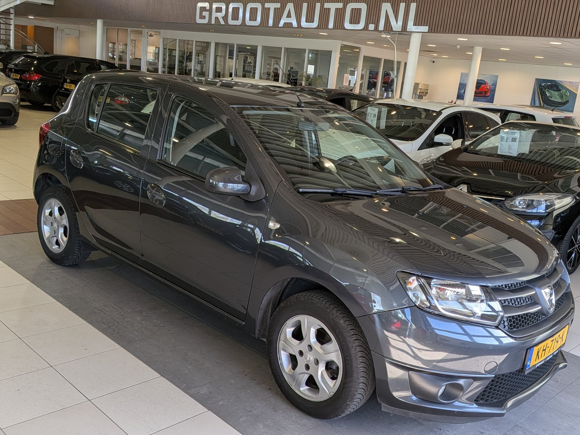 Dacia Sandero 0.9 TCe SL Royaal Automaat Airco, Cruise Contr, Auto's, 898 cc, Stof, Euro 6, 525 kg