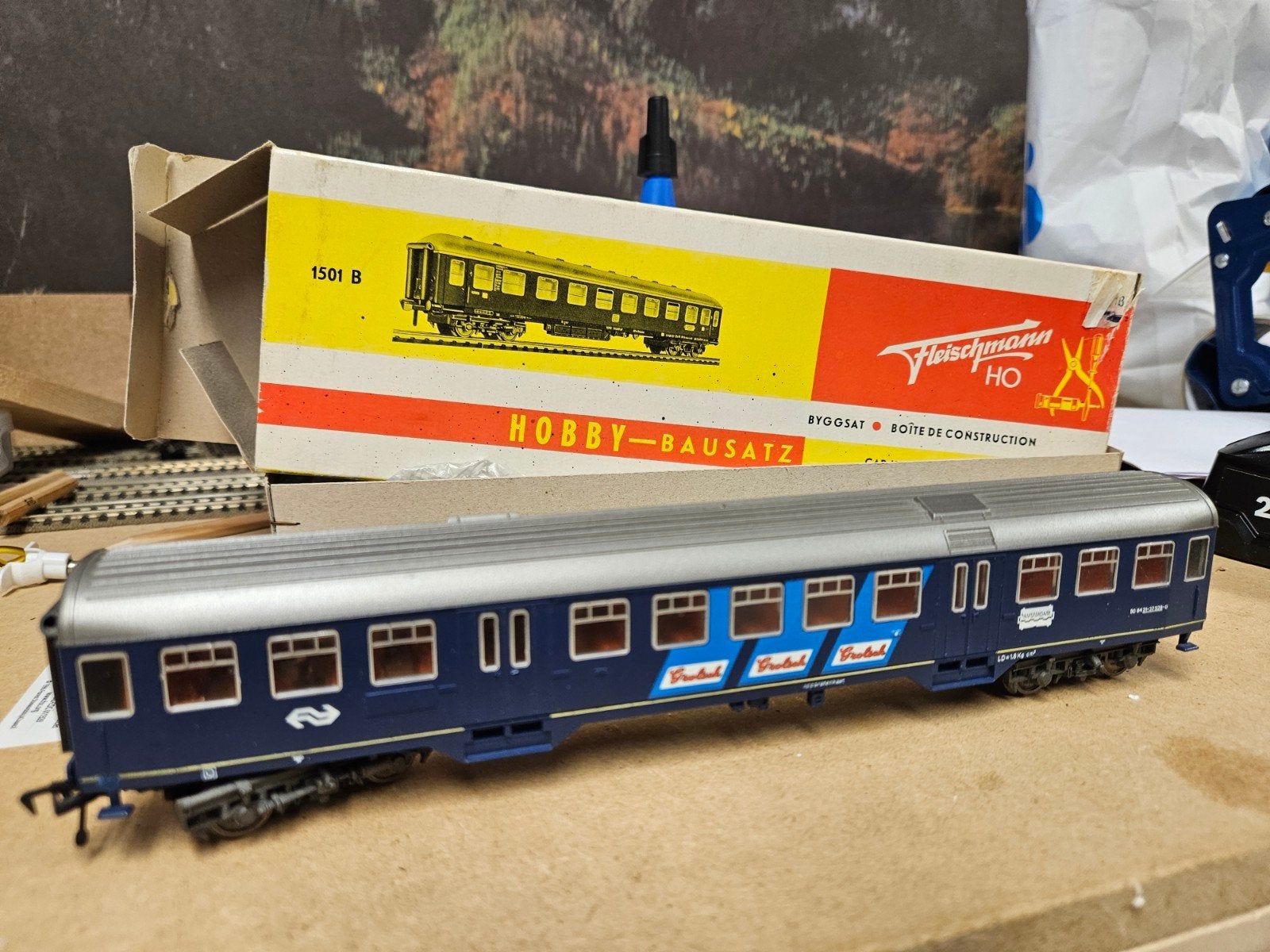Fleischmann NS Wagon in OVP - Hobby-Bausatz 1501 B, Ophalen of Verzenden