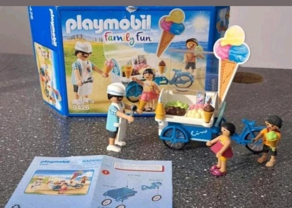 Playmobil family fun ijscoman, Ophalen, Zo goed als nieuw, Complete set