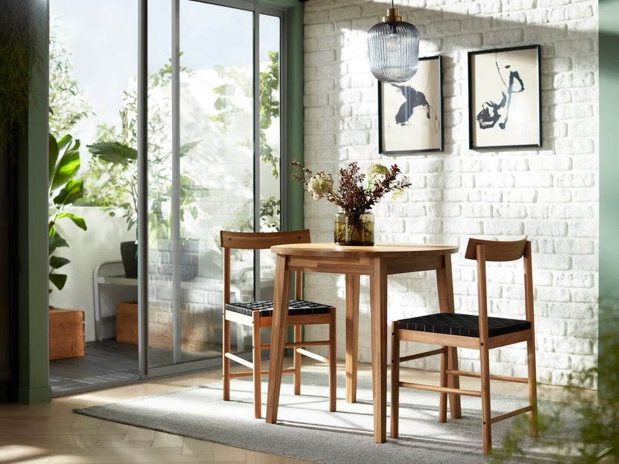 IKEA NACKANÄS 2 stoelen, Ophalen, Gebruikt, 50 tot 100 cm, Rond