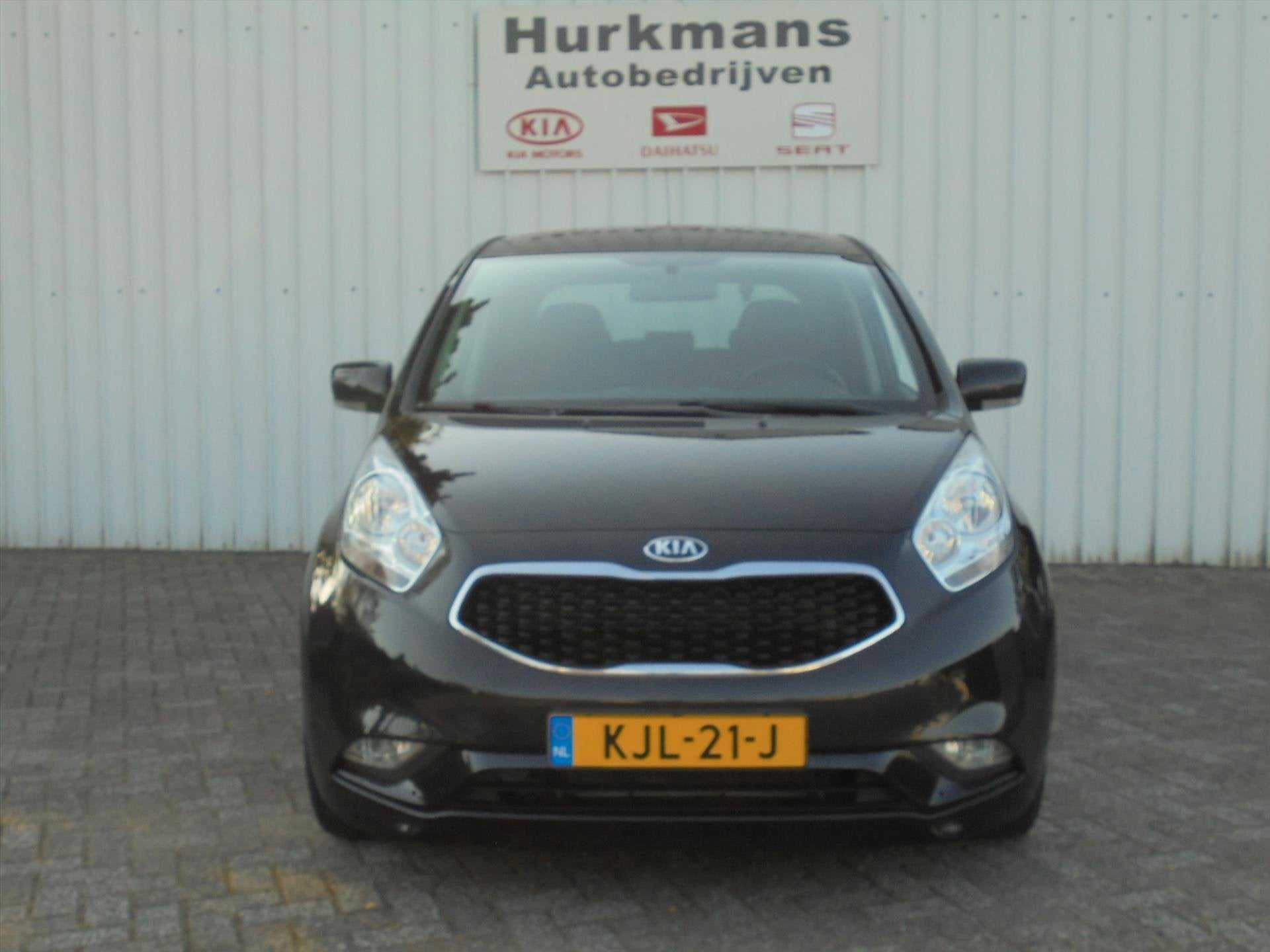 Kia Venga 1.6i AUTOMAAT HOGE INSTAP NAVI - CAMERA ENZ, Auto's, Automaat, Stof, Gebruikt, 4 cilinders