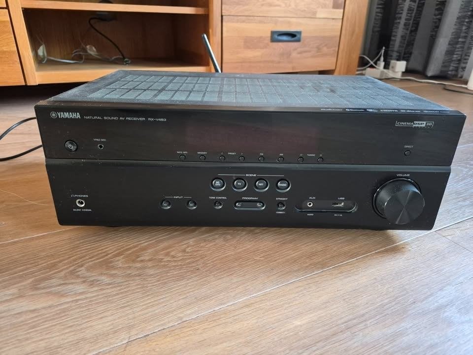 Yamaha Rx-V483 Receiver/radio (wifi, Bleutooth etc), Ophalen, Zo goed als nieuw, 120 watt of meer, Yamaha