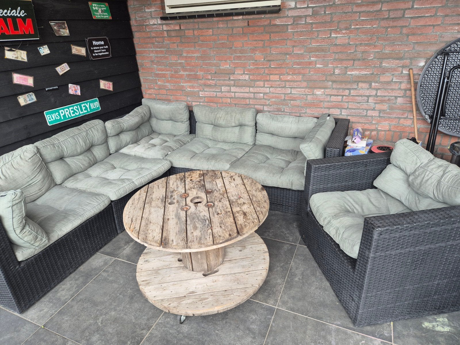 Gratis af te halen: Gebruikte loungeset, Tuin en Terras, Tuinsets en Loungesets, Ophalen, Gebruikt