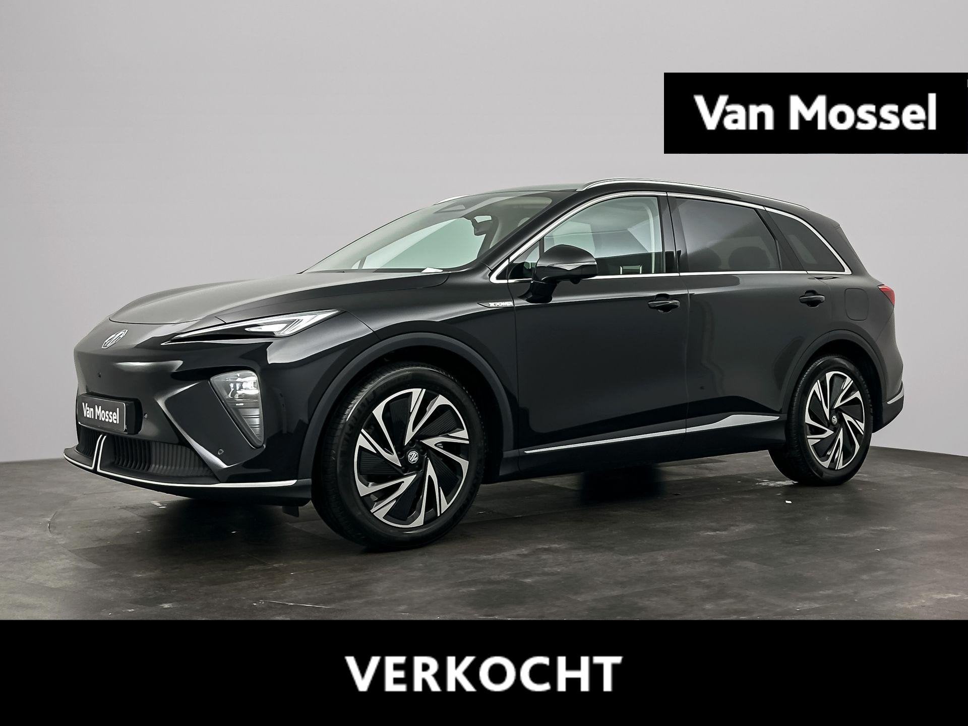 MG MGS6 EV Luxury 2WD 77kWh | 1500kg Trekgewicht | Panoramad, Auto's, Achterwielaandrijving, Zwart, Grijs, 1500 kg