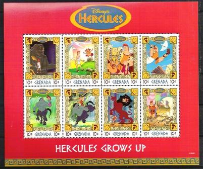 Walt Disney Grenada Mi nr 3677/3684 klb. postfris, Postzegels en Munten, Verzenden, Postfris, Overige thema's