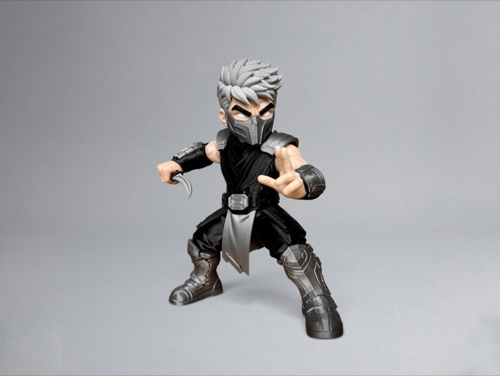 Smoke Figurine – Mortal Kombat – 31 cm – Fan Collectible, Ophalen of Verzenden, Nieuw, Fantasy