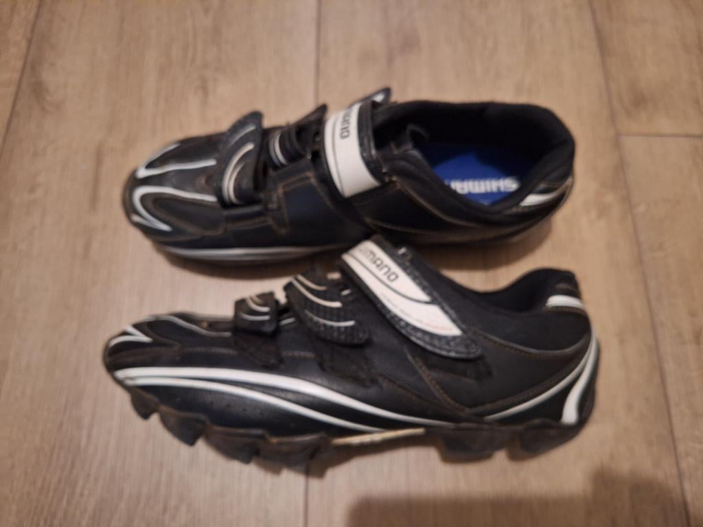 Shimano fietsschoenen maat 44 met SPD-systeem, Gebruikt, Schoenen, Overige maten, Ophalen of Verzenden