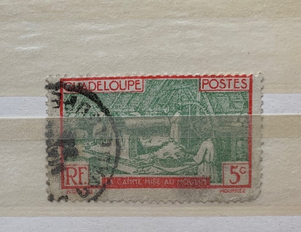 GUADELOUPE gestempeld, Ophalen of Verzenden, Gestempeld, Midden-Amerika