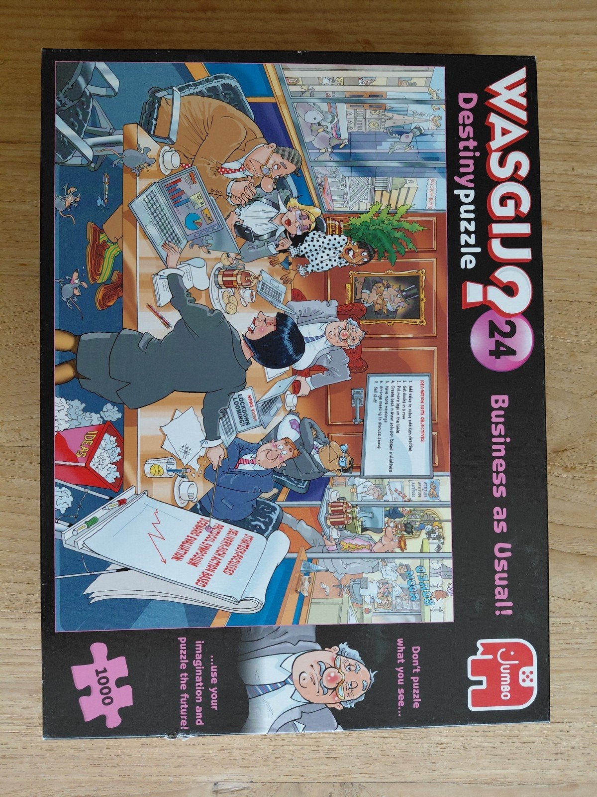 WASGIJ? 24 Business as Usual! Destiny Puzzel 1000 stukjes, Ophalen, 500 t/m 1500 stukjes, Zo goed als nieuw, Legpuzzel