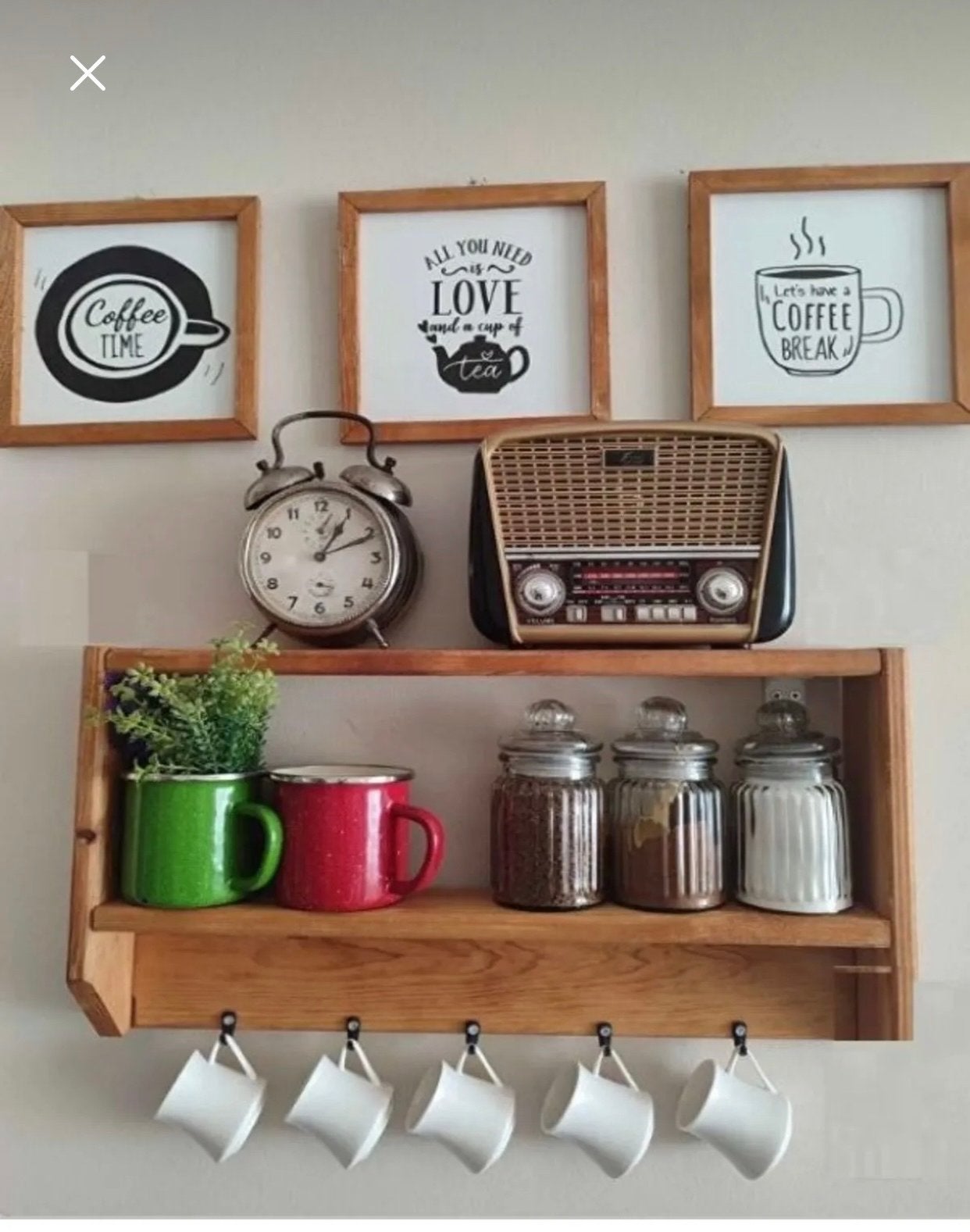 Houten wandrek, Hout, Nieuw, Ophalen of Verzenden, Landelijk