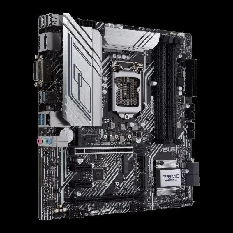 ASUS PRIME Z590M PLUS Moederbord met Socket LGA 1200, Computers en Software, Ophalen of Verzenden, Gebruikt, DDR4