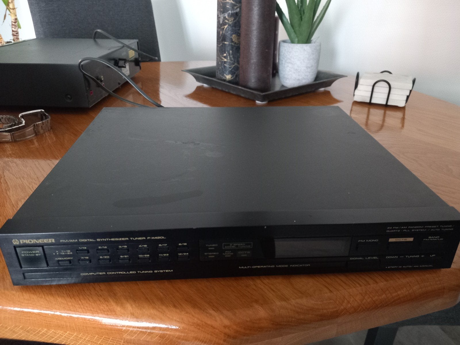 Pioneer F-X420L FM/AM Digitale Synthesizer Tuner, Ophalen of Verzenden, Gebruikt, Analoog