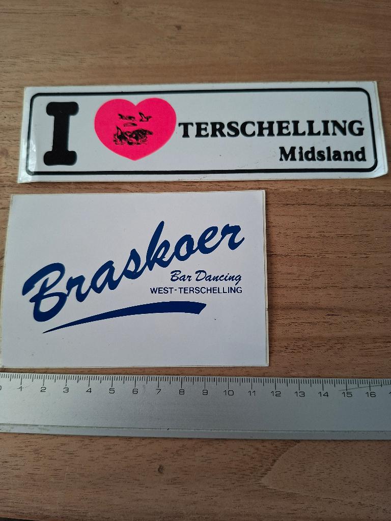 Stickers Terschelling, Ophalen of Verzenden, Zo goed als nieuw, Overige typen