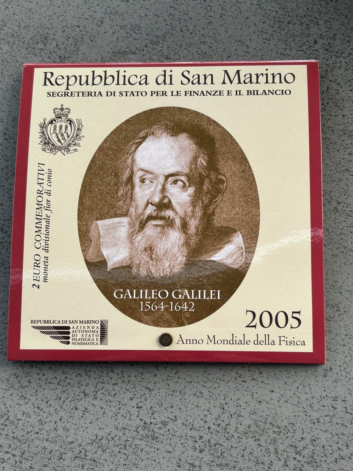 2 EURO Gelegenheidsmunt SAN MARINO 2005  UNC, Postzegels en Munten, Ophalen of Verzenden, San Marino, 2 euro