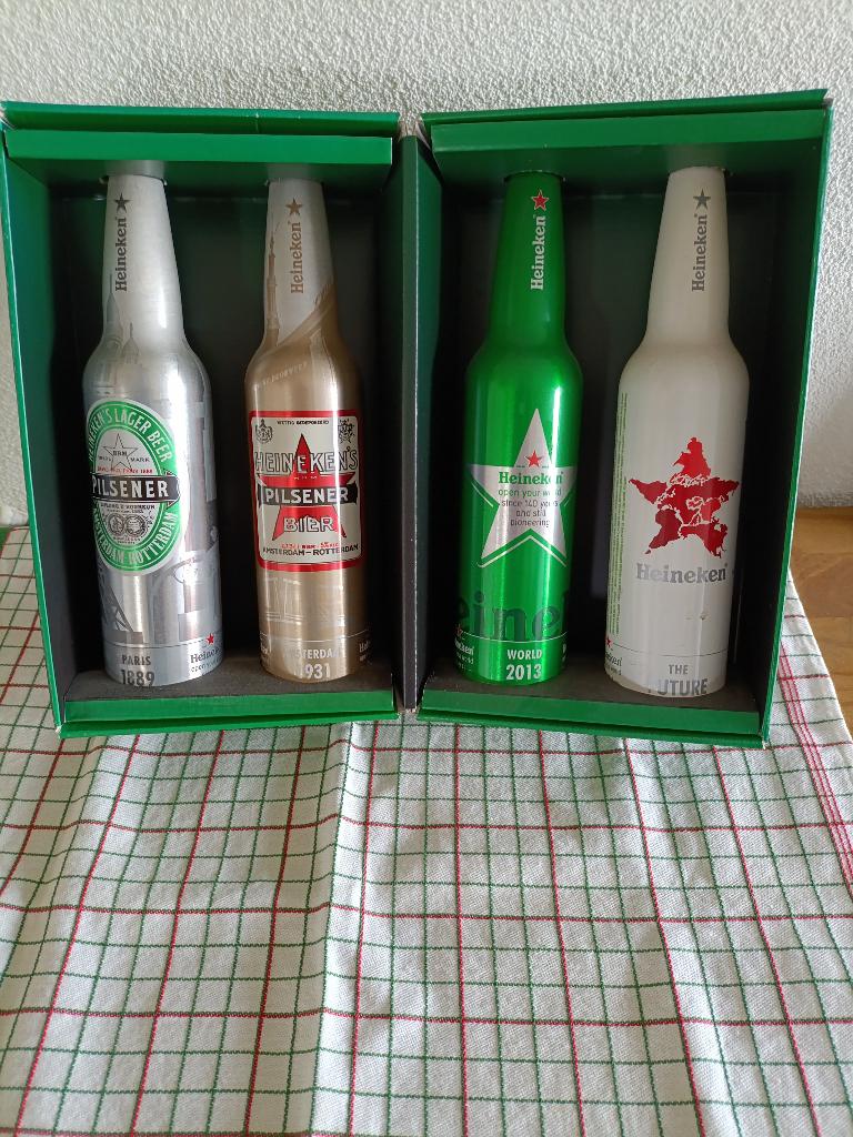 heineken aluminium flesjes, Ophalen of Verzenden, Zo goed als nieuw, Flesje(s), Heineken