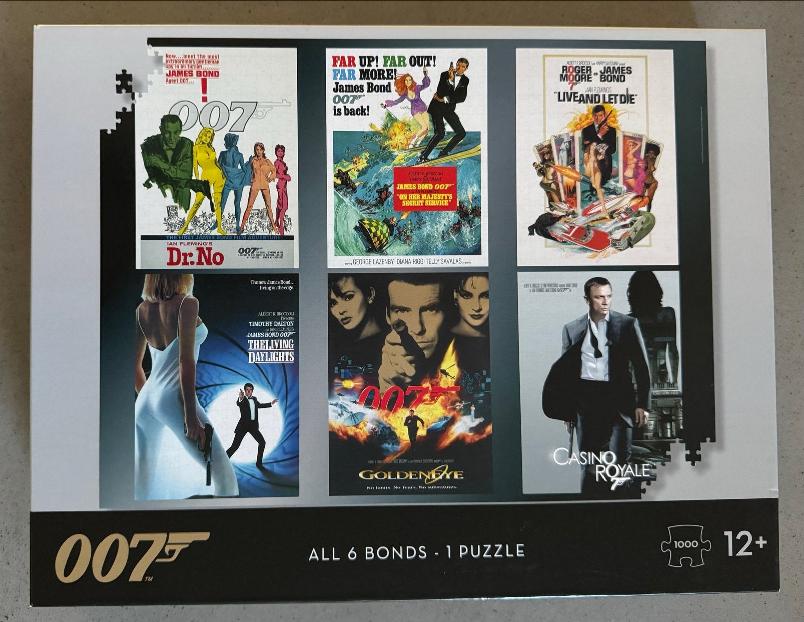 James Bond 007 Puzzel - 1000 stukjes (met poster), Ophalen of Verzenden, Gebruikt