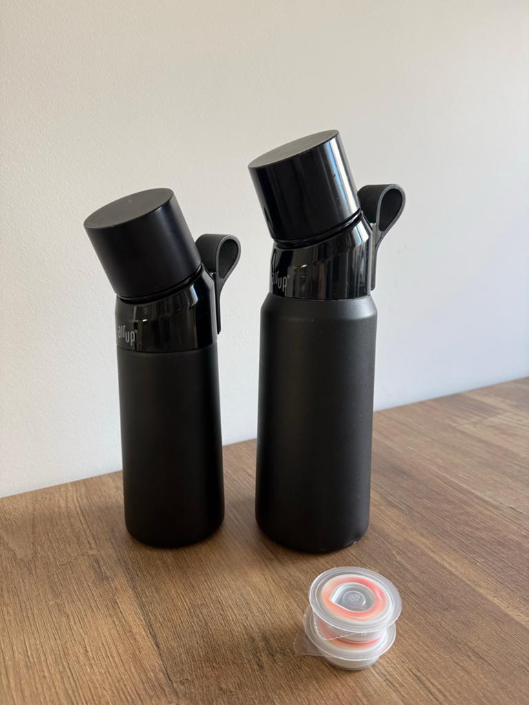 Air up fles zwart incl pods, Ophalen of Verzenden, Gebruikt