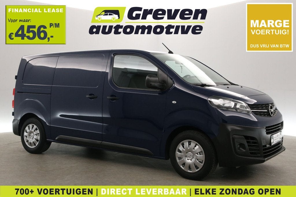 Opel Vivaro 1.5 L2H1 | MARGE | Airco | Cruise | Trekhaak | P, Auto's, Voorwielaandrijving, Euro 6, 4 cilinders, Blauw