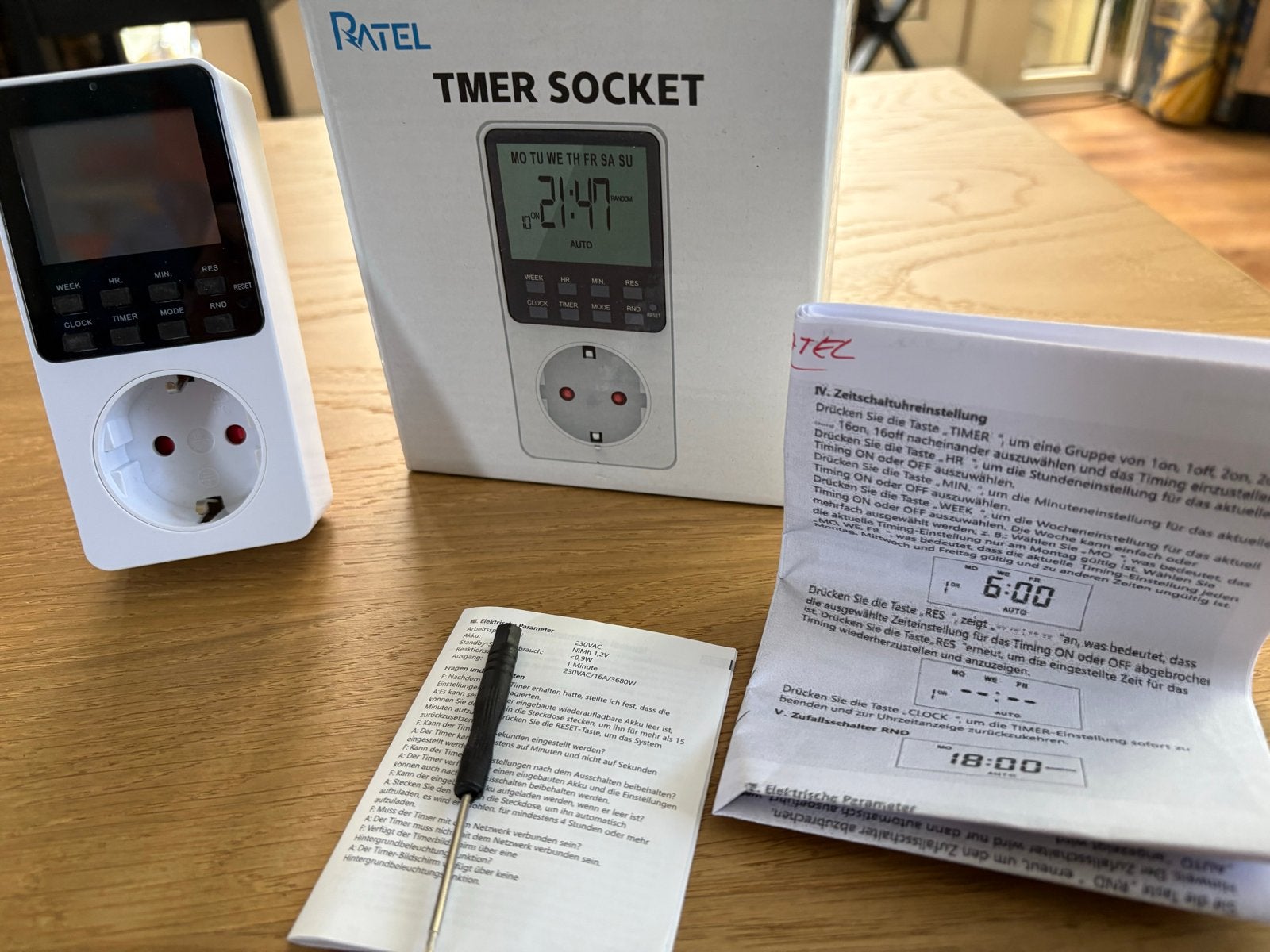 Ratel Timer Socket - Nieuw en Ongebruikt, Ophalen, Nieuw