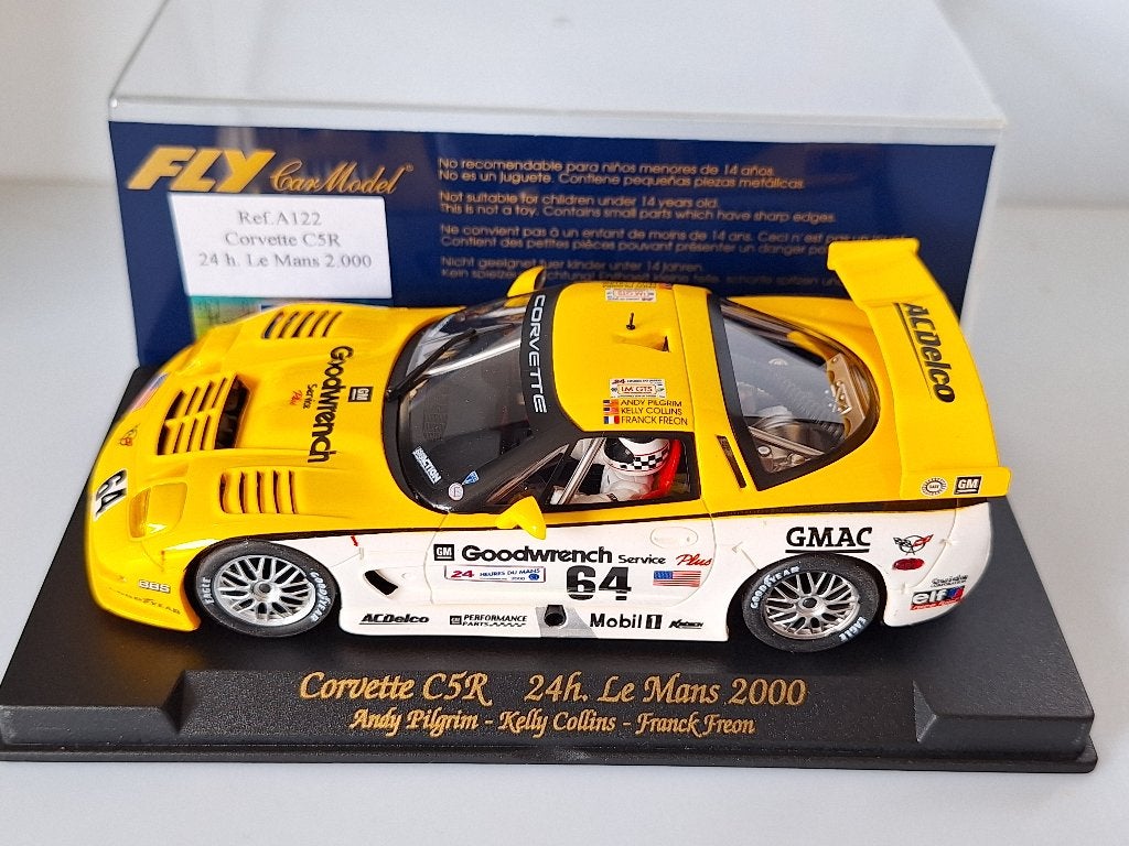 Fly Car Race Models Corvette C5R Le Mans 2000 A122, Kinderen en Baby's, Overige merken, Racebaan, Fly, Nieuw