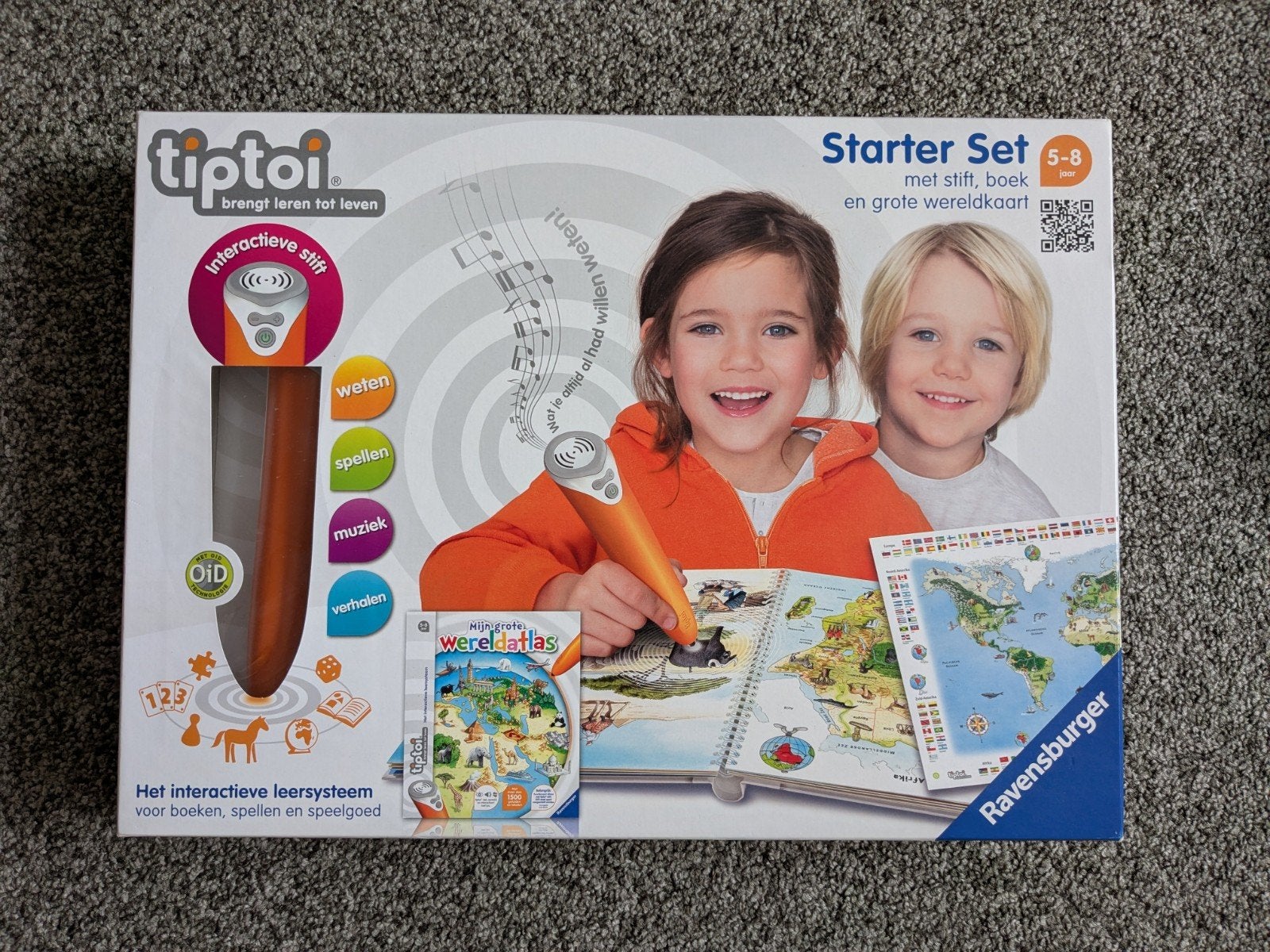 Startset tiptoi wereldatlas, Ophalen of Verzenden
