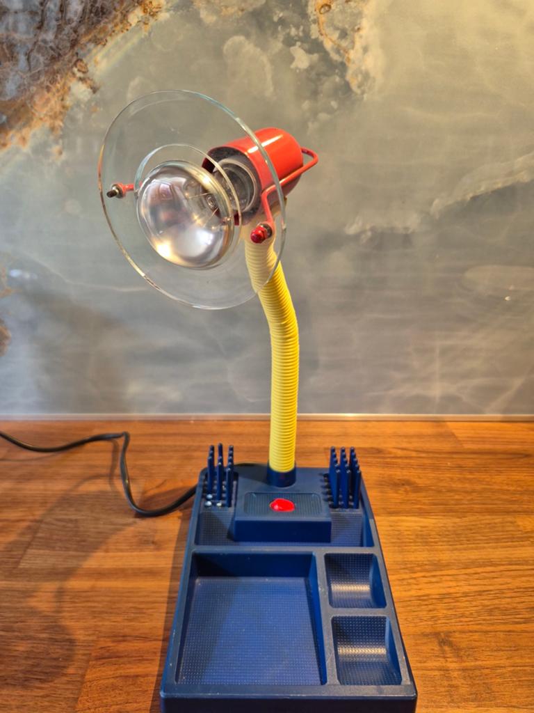 Vintage Memphis Style Bureaulamp, Ophalen of Verzenden, Gebruikt, Memphis-stijl, Vintage