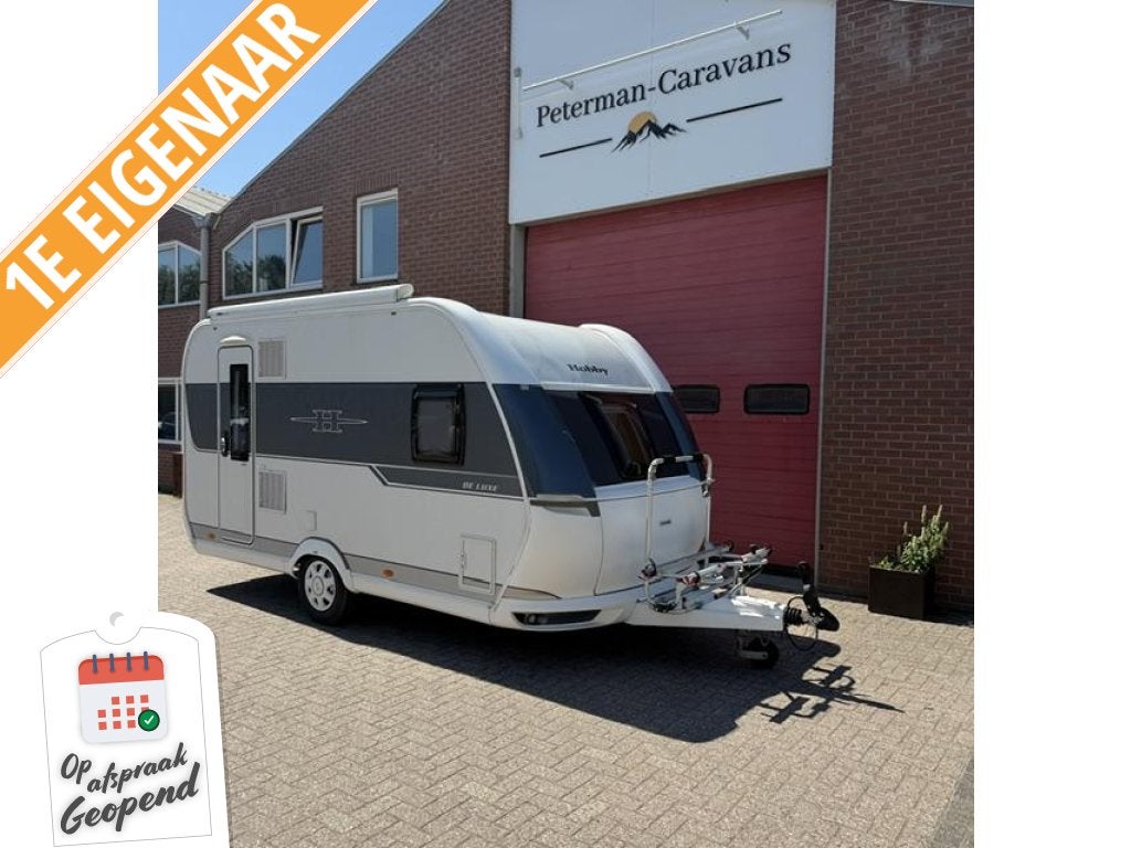 Hobby De Luxe 400 SFE Incl. Luifel en Voortent, Caravans en Kamperen, Schokbreker, Hobby, Bedrijf, Treinzit