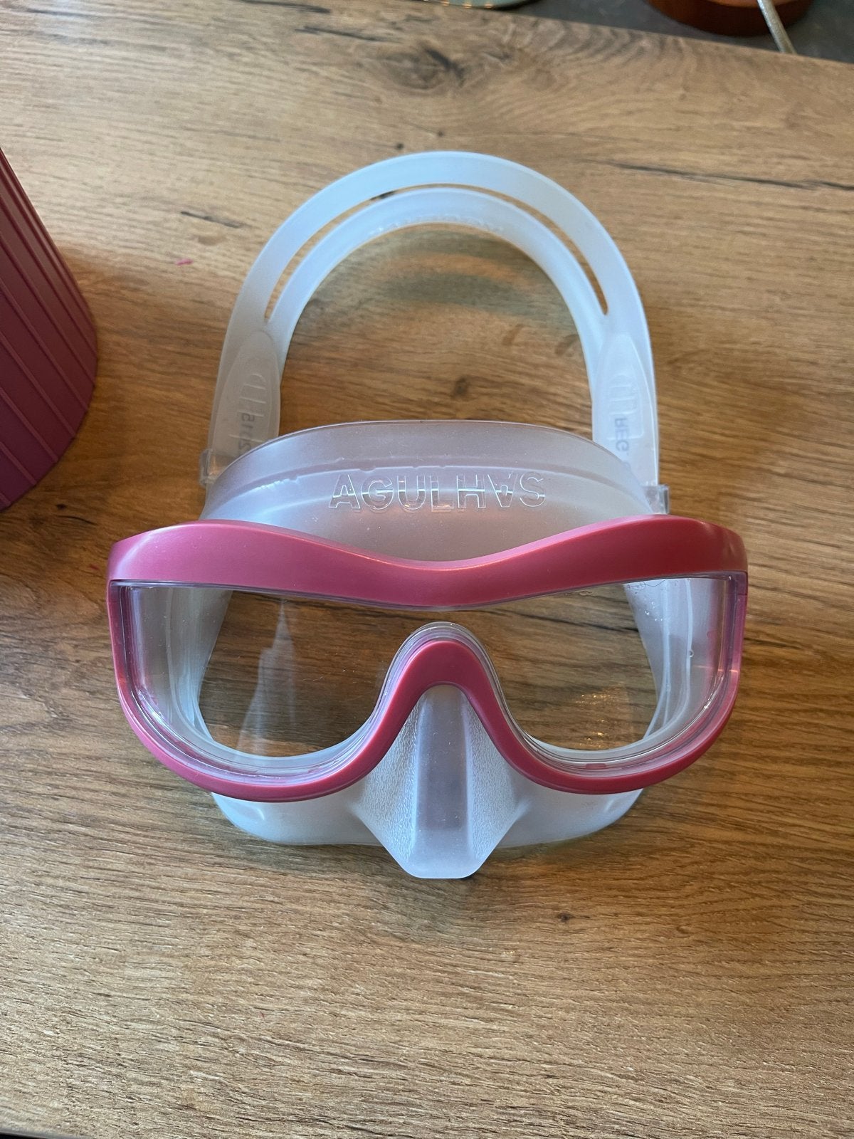 Agulhas Mokarran Freedive Masker - Koraalroze, Ophalen of Verzenden, Nieuw, Duikbril of Snorkel