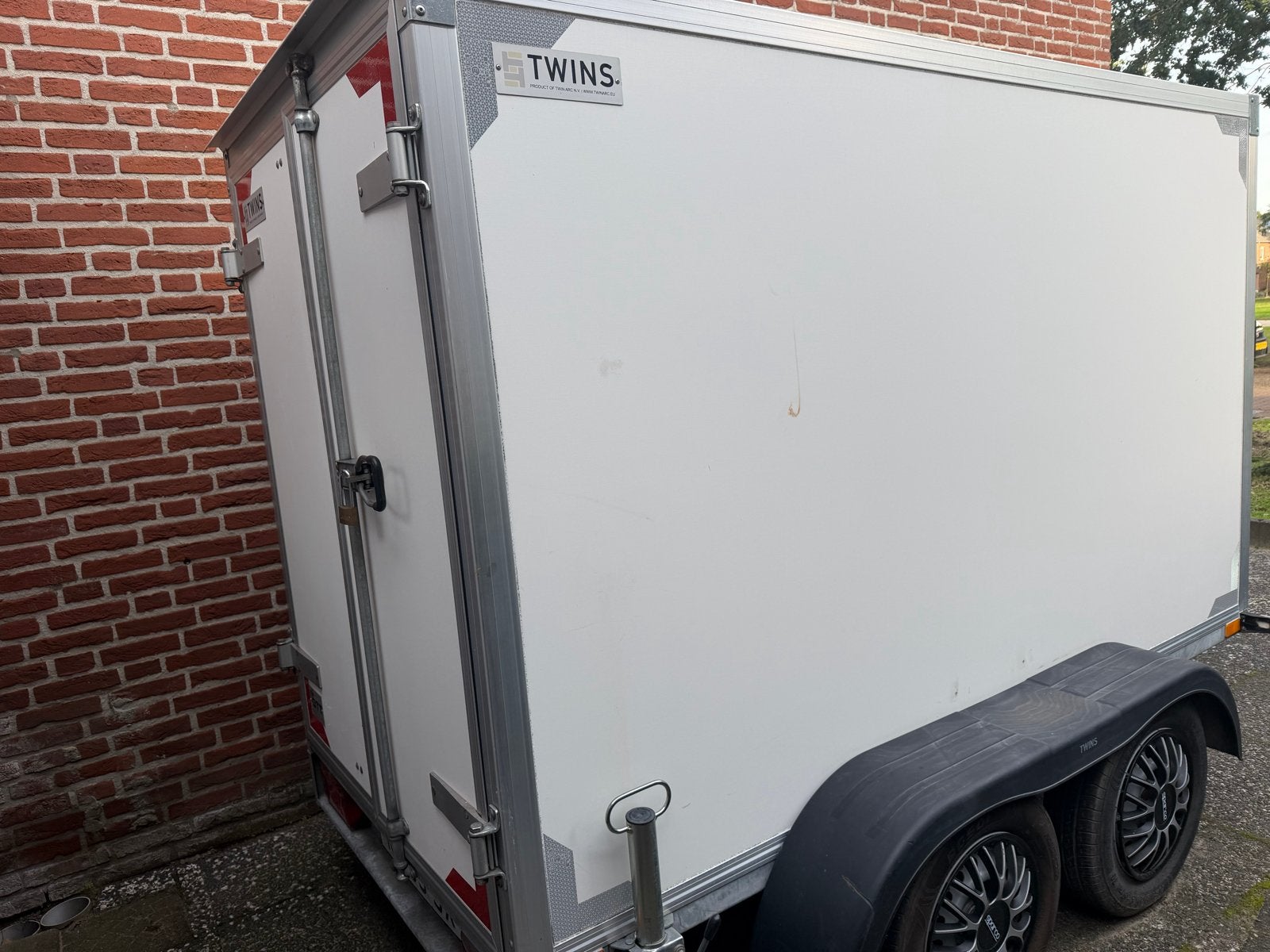 Dubbelasser Twins Aanhanger - Niet Geremd, Ophalen, Gebruikt