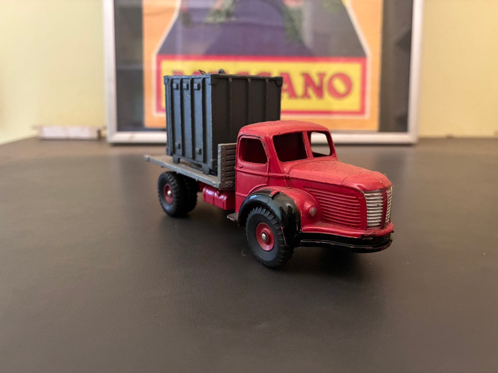 Dinky Toys 34B Berliet GLR Porte Container, Ophalen of Verzenden, Zo goed als nieuw, Auto, Dinky Toys