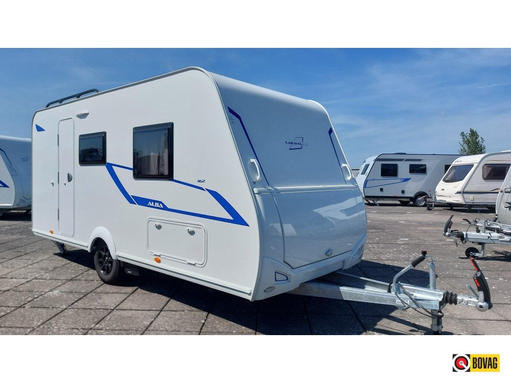 Caravelair Alba 462 EX HUUR MODEL 2026 MET MOVER EN MEER, Caravans en Kamperen, Standaardzit, Ringverwarming, Bedrijf, Caravelair