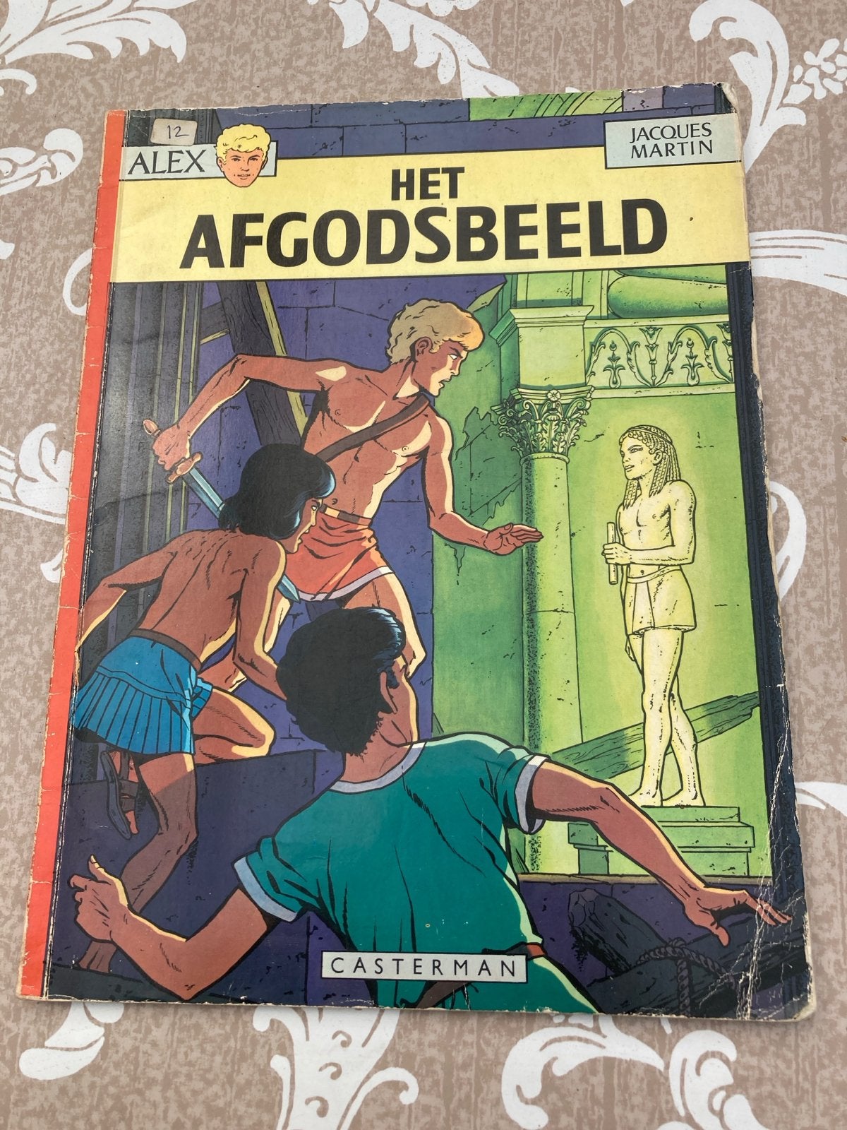 Alex - Het Afgodsbeeld (nr. 12) - Jacques Martin Casterman, Eén stripboek, Ophalen of Verzenden, Gelezen