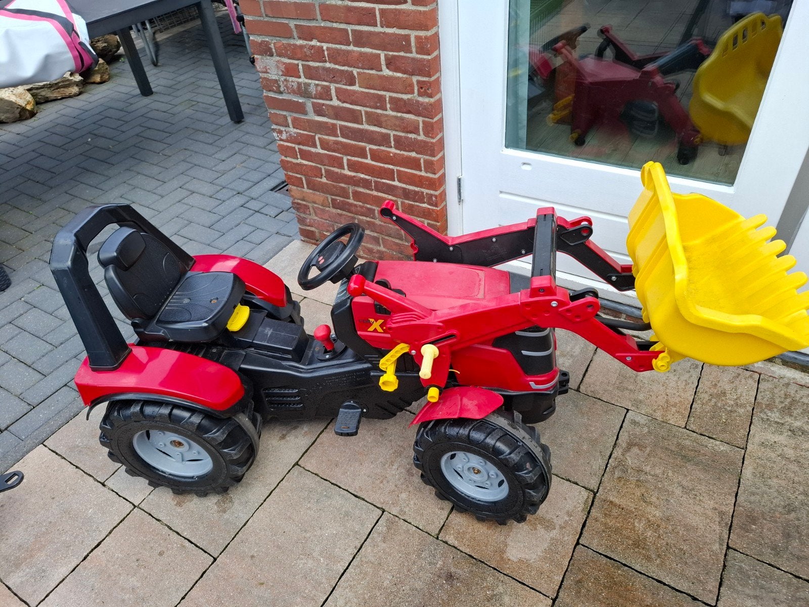 Rolly Toys X-Trac tractor met aanhanger en voorlader, Ophalen, Gebruikt
