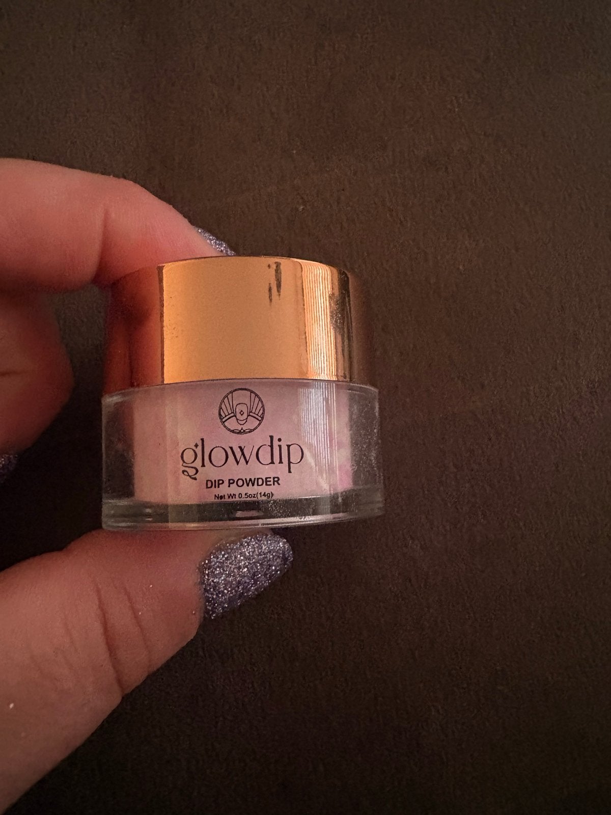 Glowdip Dip Powder - Cinderella, Ophalen of Verzenden, Zo goed als nieuw, Handen en Nagels, Make-up