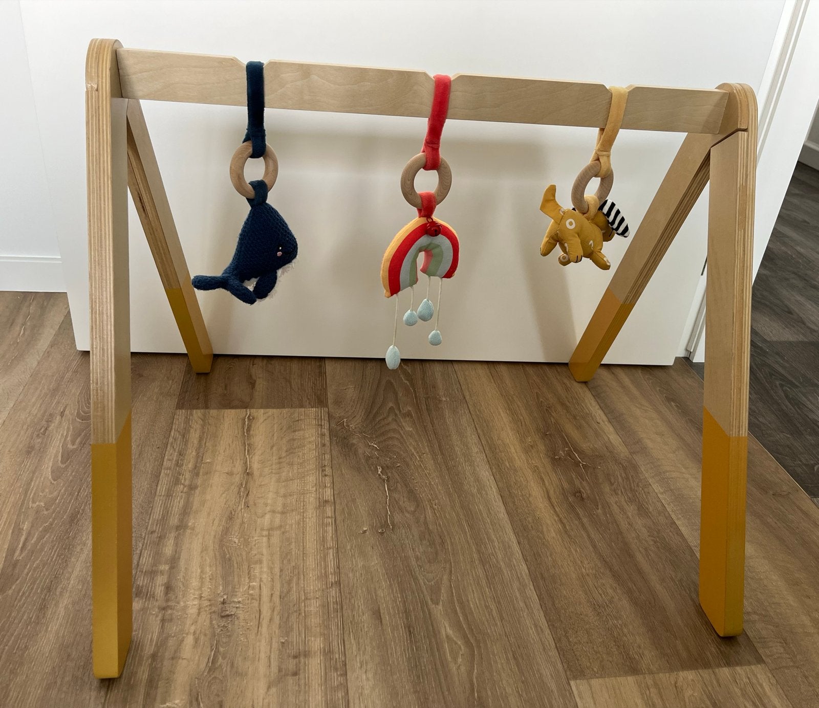 Houten babygym met speeltjes - HEMA, Ophalen, Zo goed als nieuw, Babygym