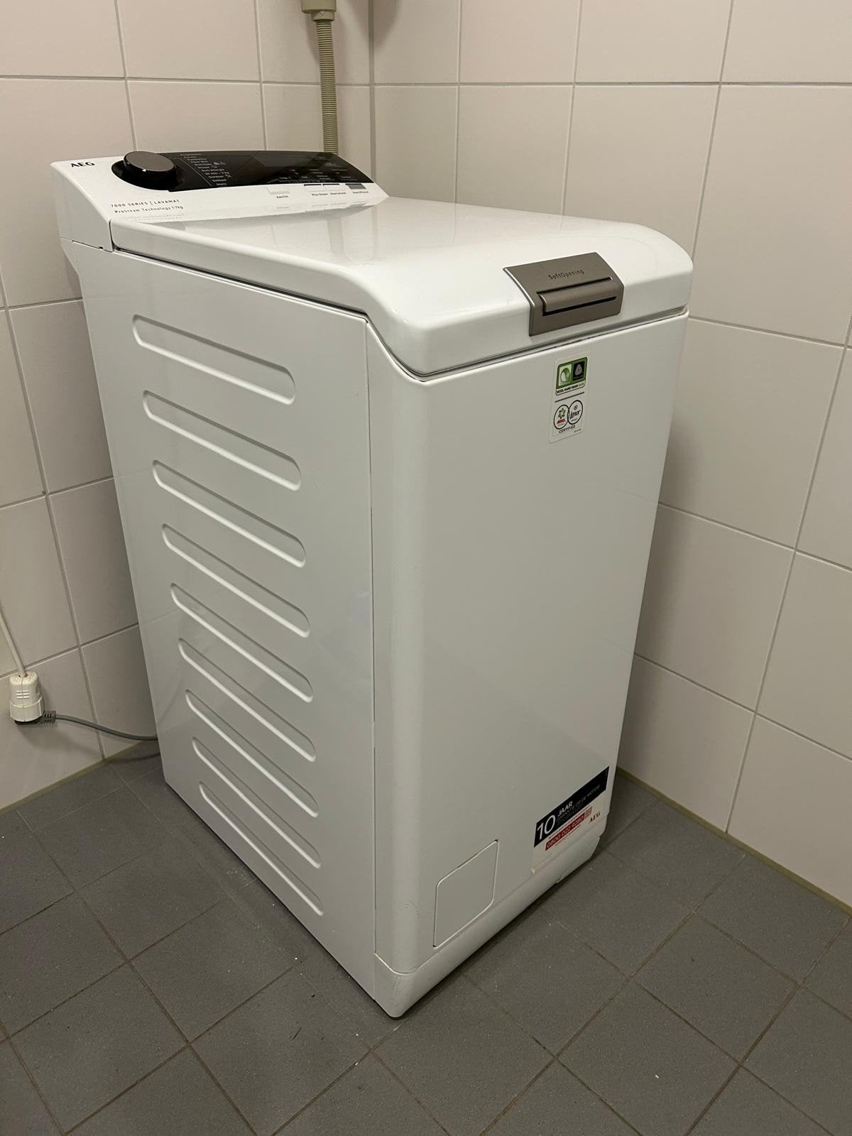 AEG Lavamat  bovenlader uitvoering, Witgoed en Apparatuur, Wasmachines, Ophalen, Bovenlader, Zo goed als nieuw, 85 tot 90 cm
