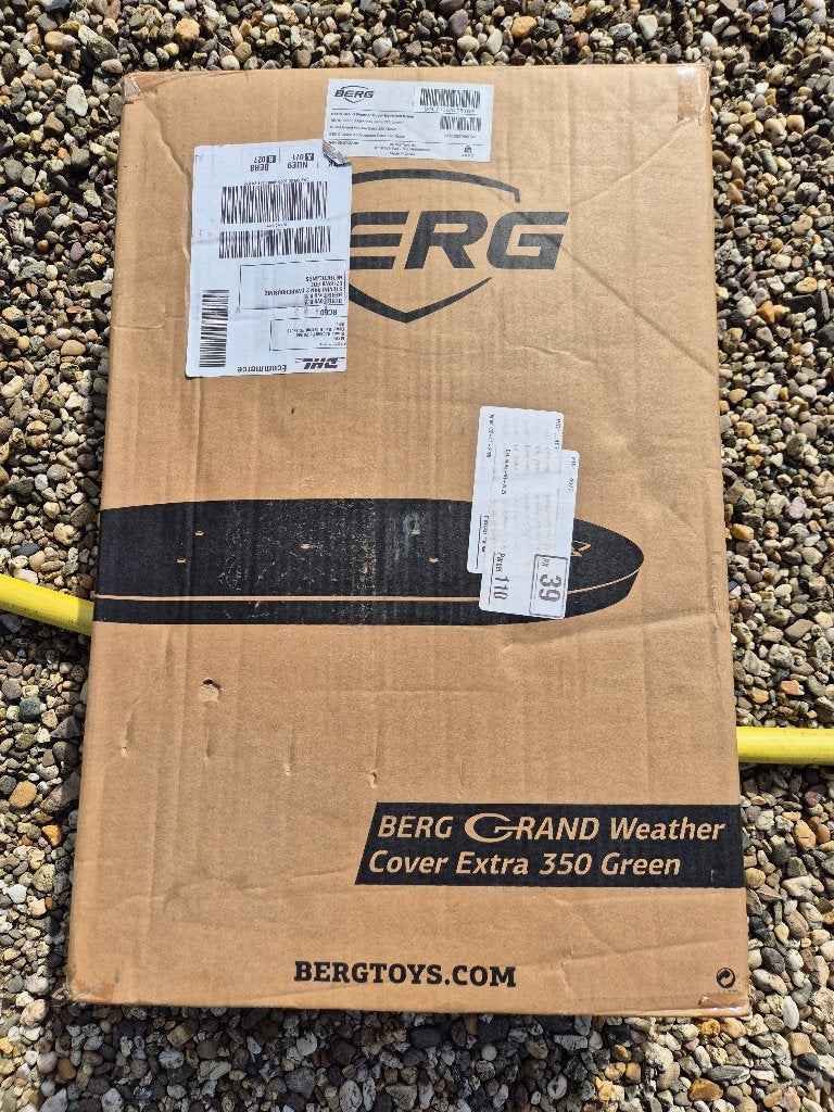 Grand Champion 350 (grijs) + safetynet + afdekhoes (groen), Ophalen, Zo goed als nieuw