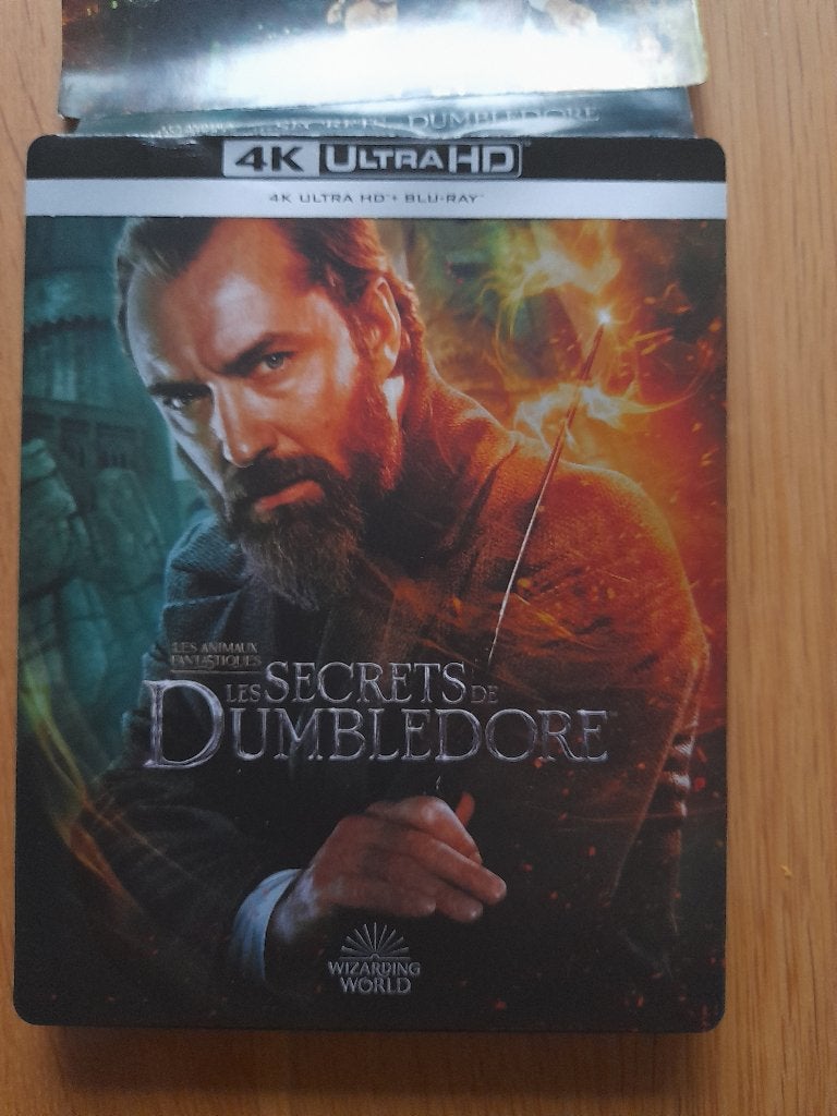 Fantastic Beasts  the secrets of Dumbledore 4K 2D  steelbook, Gebruikt, Film, Science Fiction en Fantasy, 4K Ultra HD Blu-ray