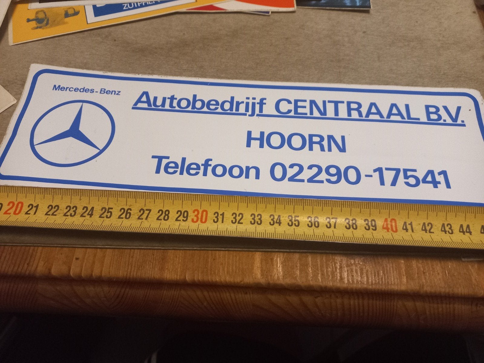 Mercedes-Benz Autobedrijf Centraal B.V. Hoorn, Ophalen of Verzenden, Nieuw, Auto of Motor