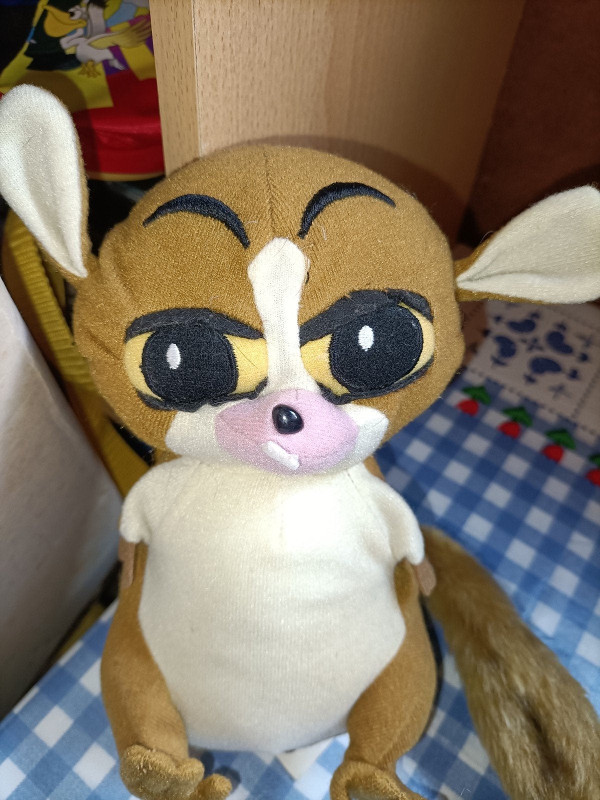 Mort knuffel Madagascar Super de Boer 20 cm groot, Ophalen of Verzenden, Zo goed als nieuw, Overige typen