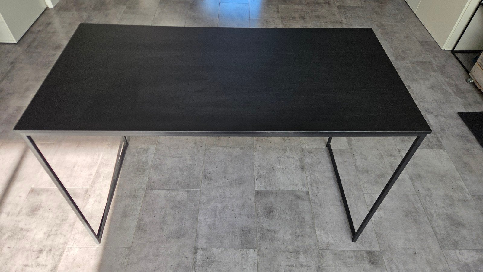 Bureau ASTRUP 60x120 zwart JYSK, Zwart, Gebruikt, Spaanplaat of MDF, Ophalen of Verzenden