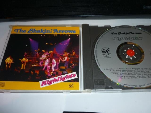 The Shakin' Arrows de cd highlights, Cd's en Dvd's, Verzenden, Zo goed als nieuw, Poprock