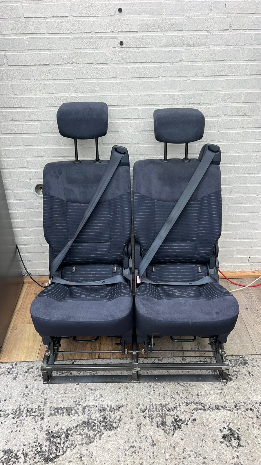 2 persoons bankje 3p gordel isofix oldtimer bus camper hobby, Ophalen, Renault