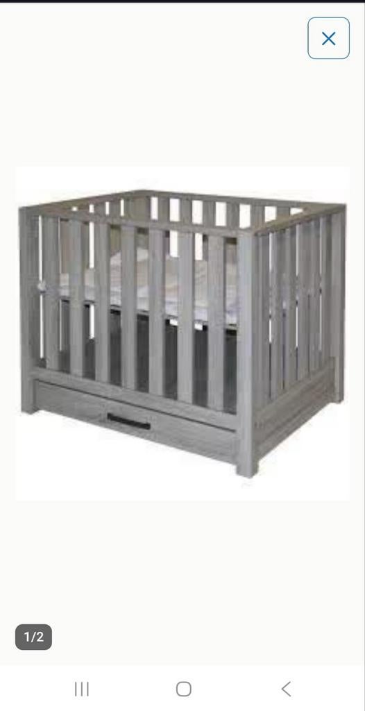 Babybox TMF met lade donkergrijs, Kinderen en Baby's, Boxen, Ophalen, Rechthoekig, Lade
