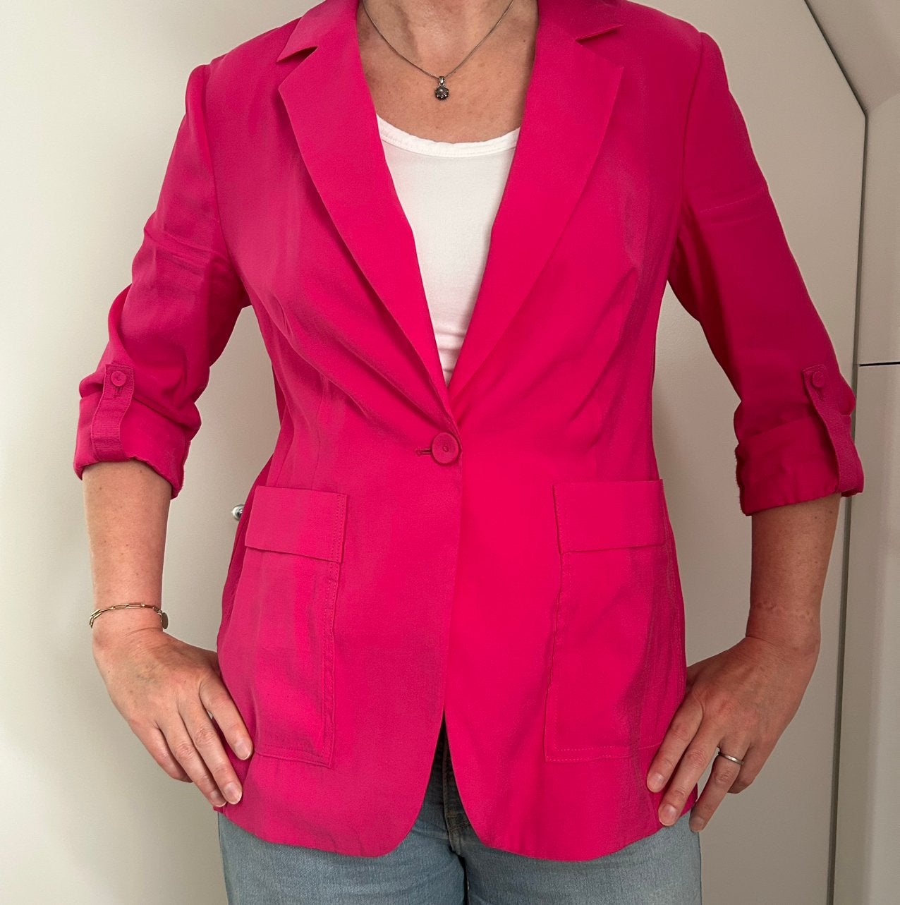 Dunne blazer, maat M, Taifun, Maat 38/40 (M), Verzenden, Jasje, Roze